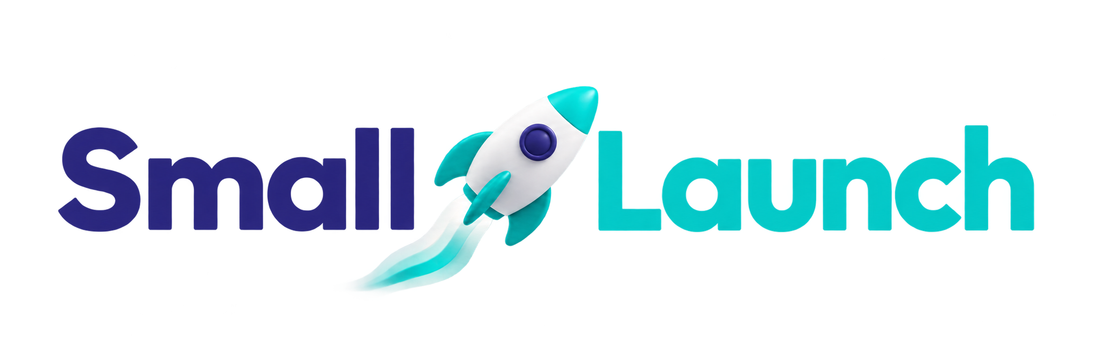 Small Launch logo with a rocket